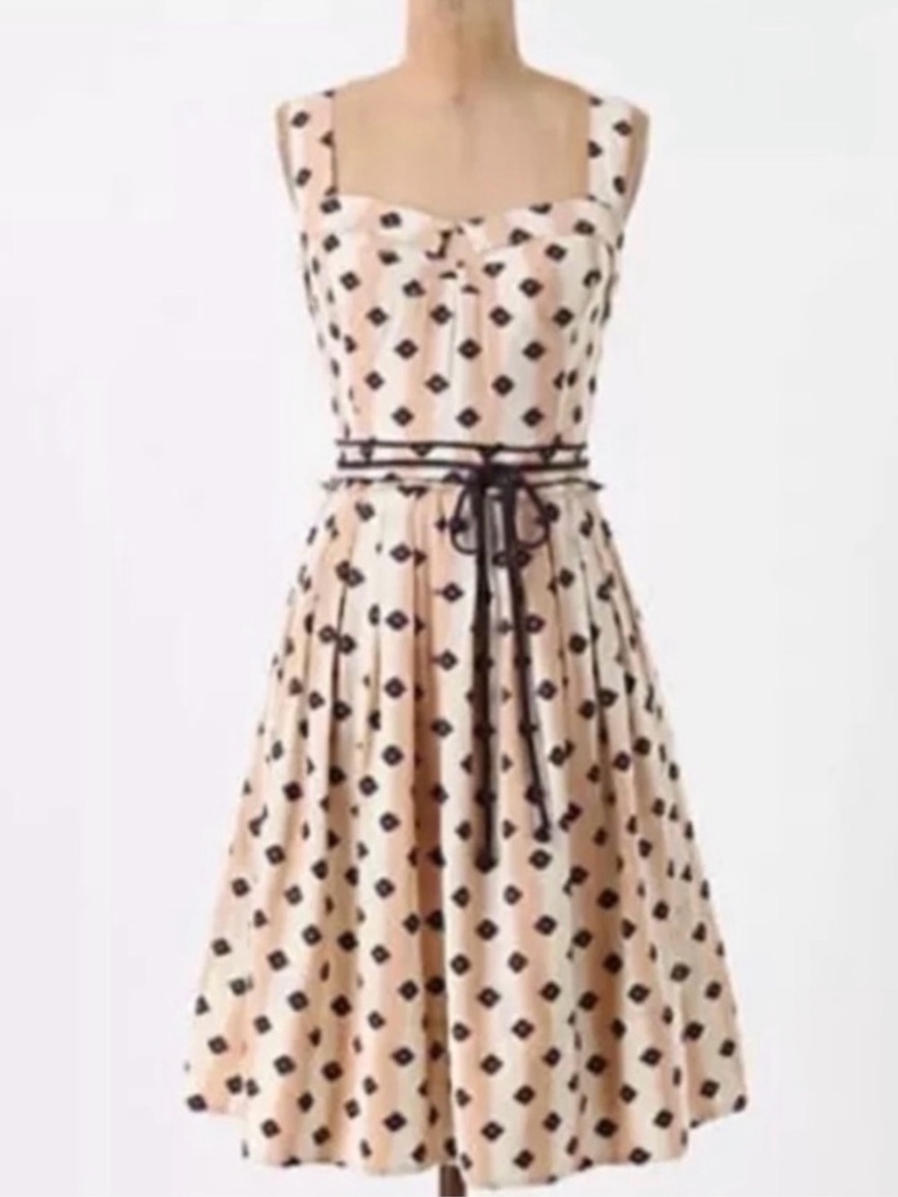 Anthropologie Maeve De Chelly Dress 6 Fit & Flare Retro